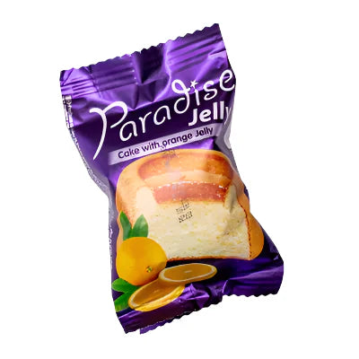 PARADISE Prajitura cu Jeleu Portocale 24 x 25 g - WALTI