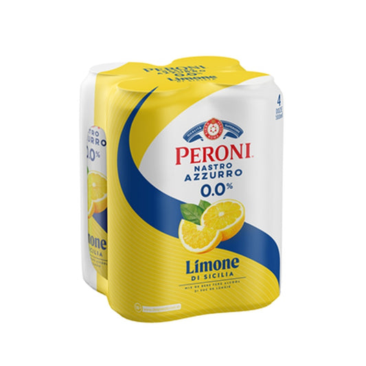 PERONI Nastro Azzurro Bere Aroma Lamaie 0% Doza SGR 4 x 0,5 L