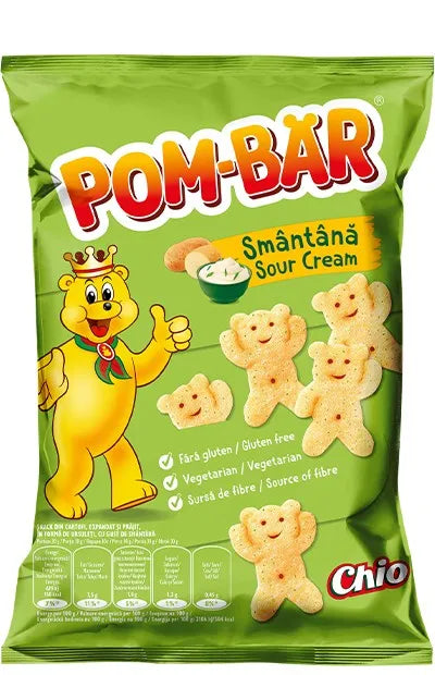 POM-BÄR Snack cu Aroma de Smantana 4 x 50 g - WALTI