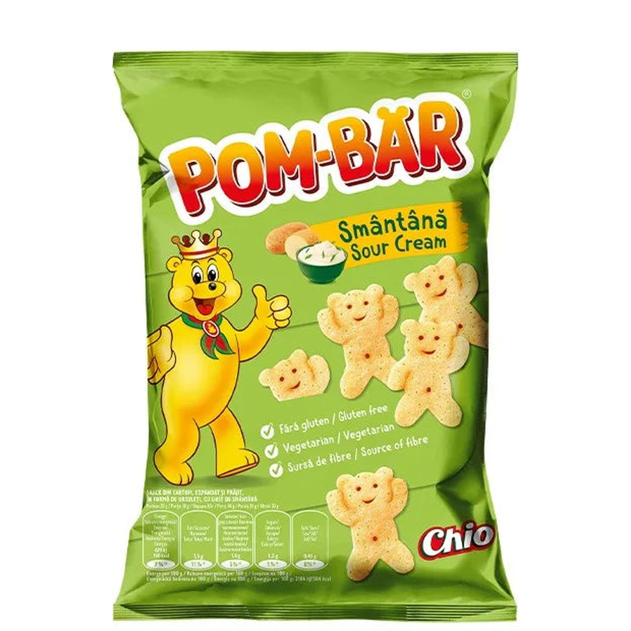 POM-BÄR Snack cu Aroma de Smantana  50 g