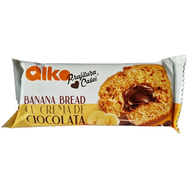 PRAJITURA CASEI Piure Banane si Crema Ciocolata 55 g