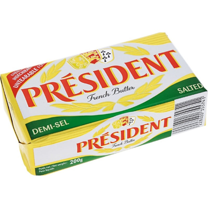PRÉSIDENT Unt Semisarat 80% Grasime 200 g