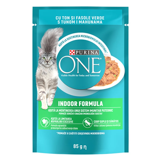 PURINA ONE Hrana Umeda pentru Pisici cu Ton si Fasole 85 g