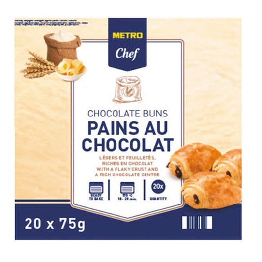 Pain Au Chocolat Congelat 1,5 Kg