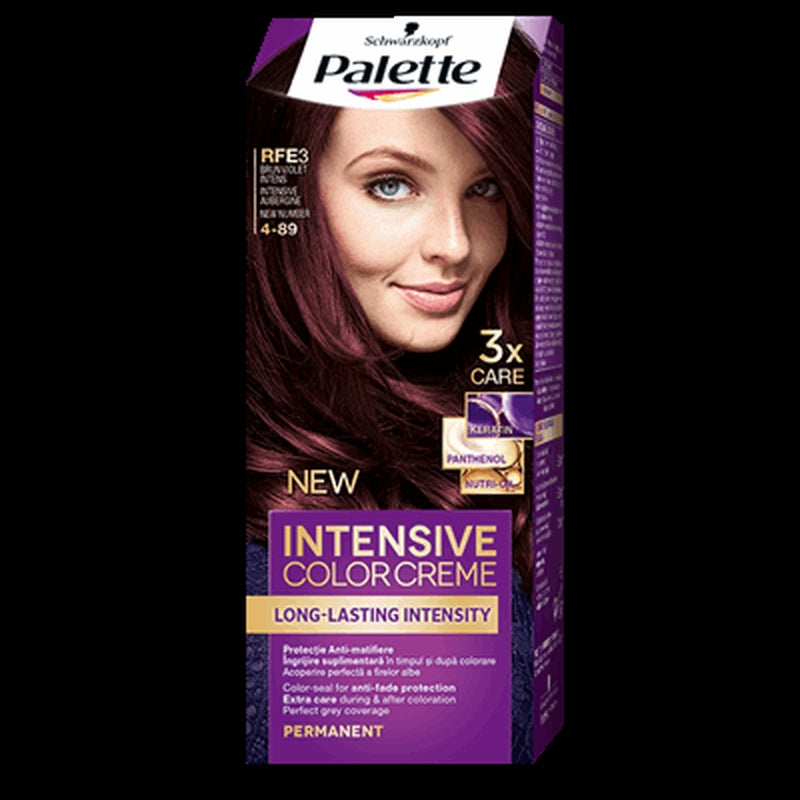 Palette Intensive Color Creme Vopsea De Par Nuanta RFE3 Brun Violet Intens 110 ml