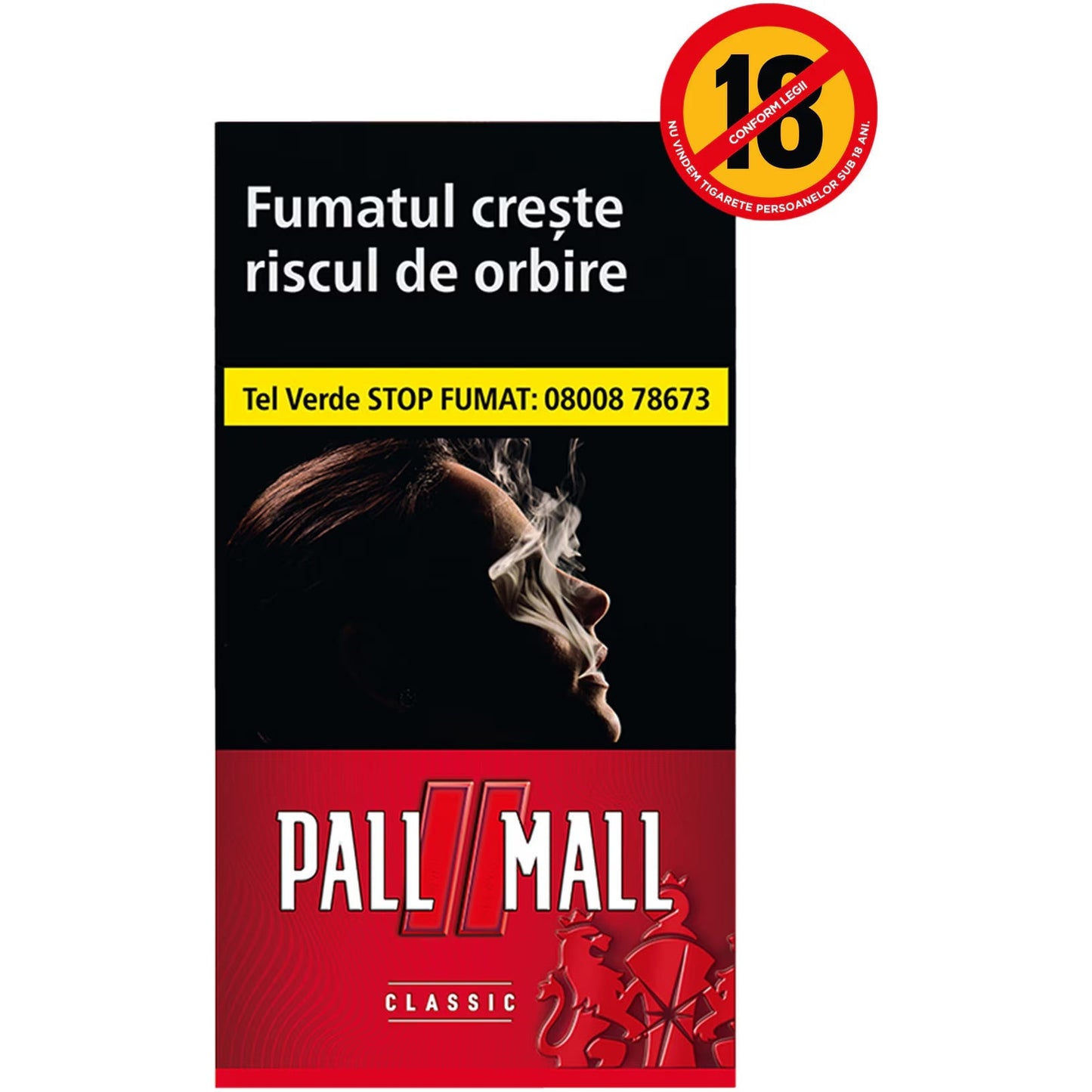 Pall Mall Clasic Red 100's