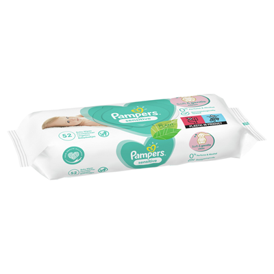 Pampers sensitive Servetele Umede 52 bucati