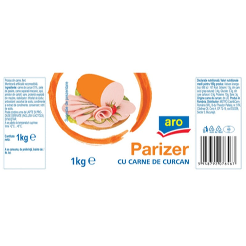 Parizer Curcan 1 kg