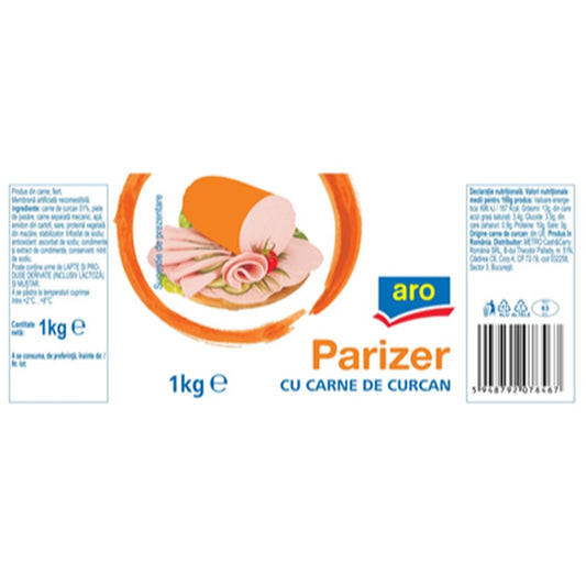 Parizer Curcan 1 kg