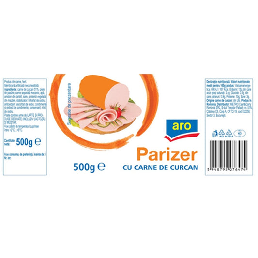 Parizer Curcan 500 g