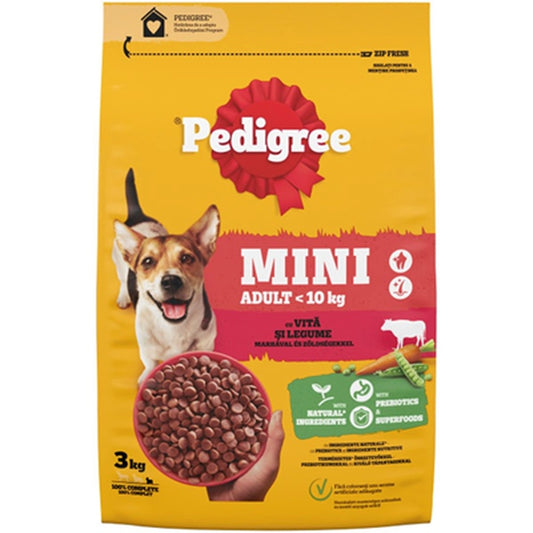 Pedigree Mini Adult Vita si Legume 3 Kg