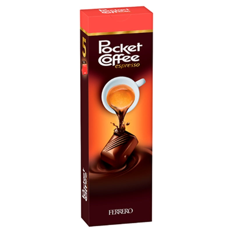 Pocket Coffee Praline cu Cafea 5 bucati 62,5 g