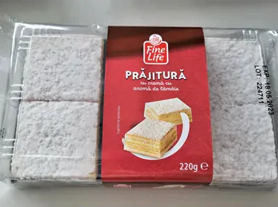 Fine Life Prajitura cu Crema cu Aroma de Lamaie 220 g - WALTI