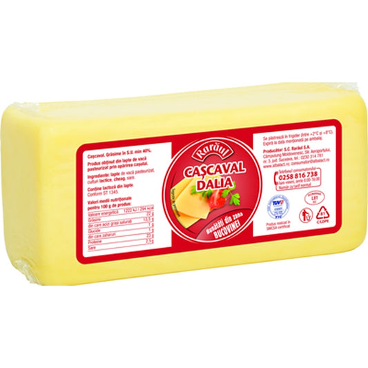 RARAUL Cascaval Dalia Calup, preț/kg (cca. 1,5 kg)