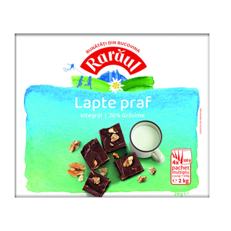 RARAUL Lapte Praf Integral 2 Kg