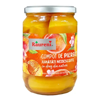 RAURENI Compot Piersici Jumatati 720 g - WALTI