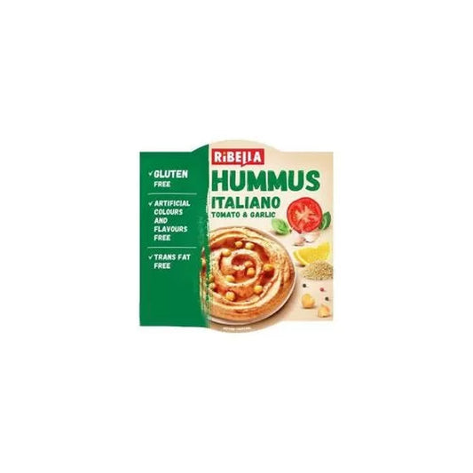 RIBELLA Humus cu Rosii si Usturoi 200 g