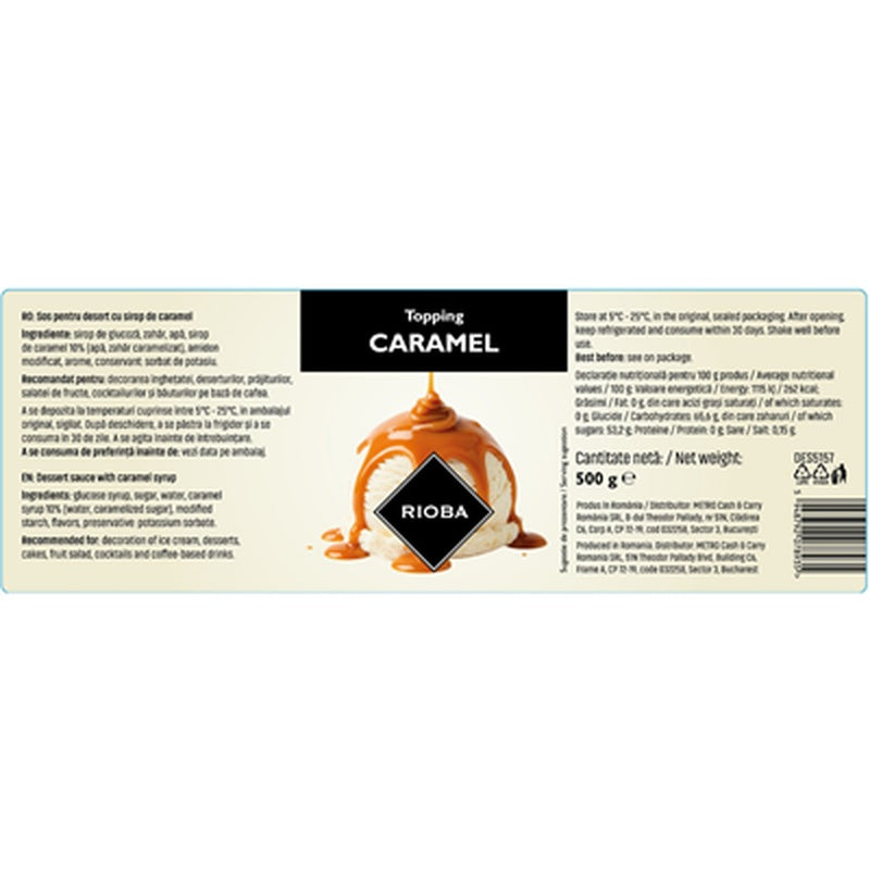 RIOBA Topping Caramel 500 g