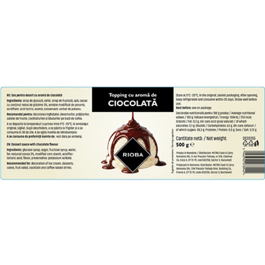 RIOBA Topping Ciocolata 500 g