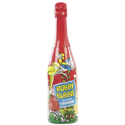 ROBBY BUBBLE Bautura Carbogazoasa Aroma Capsune SGR 0,75 L