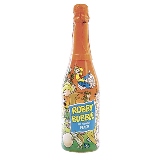 ROBBY BUBBLE Bautura Carbogazoasa Aroma Piersica SGR 0,75 L