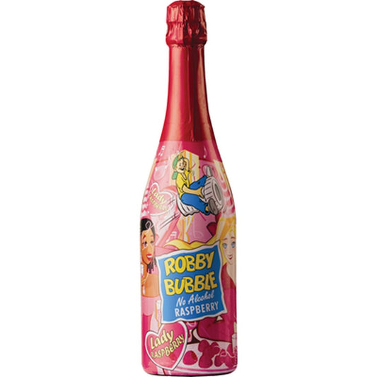 ROBBY BUBBLE Bautura Carbogazoasa Aroma Zmeura SGR 0,75 L