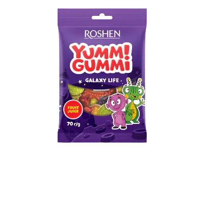 ROSHEN YUMMI GUMMI Jeleuri Galaxy Life 70 g - WALTI