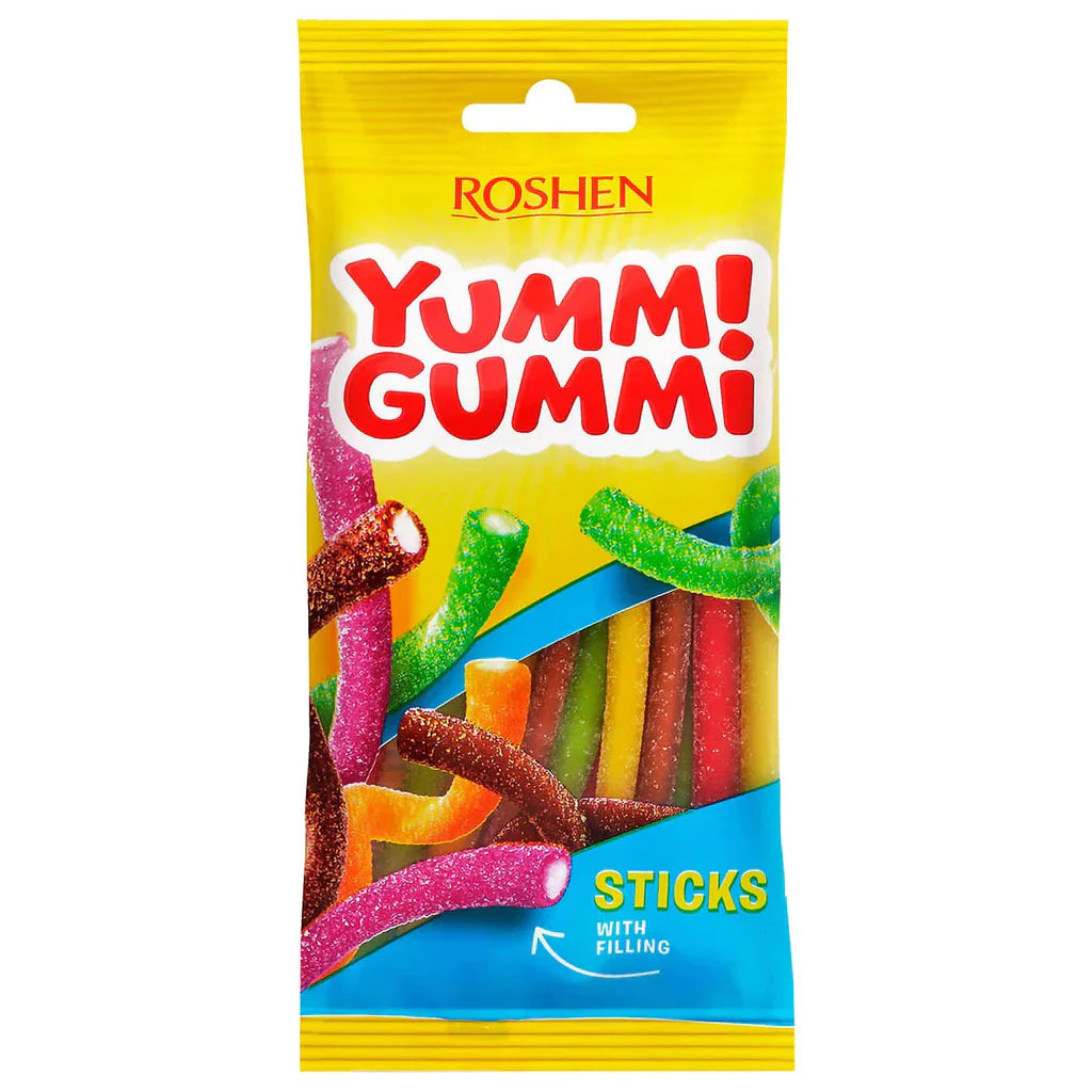 ROSHEN YUMMI GUMMI Jeleuri Sticks 70 g - WALTI