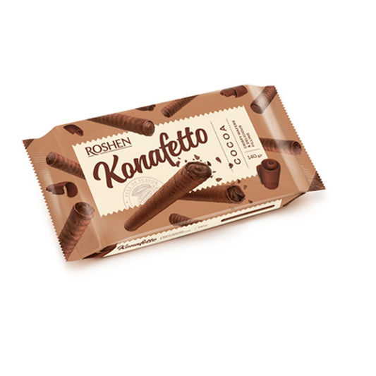 ROSHEN KONAFETTO Napolitana cu Crema de Cacao 140 g