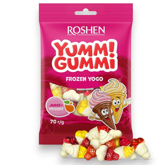 ROSHEN YUMMI GUMMI Jeleuri Frozen Yogo 70 g