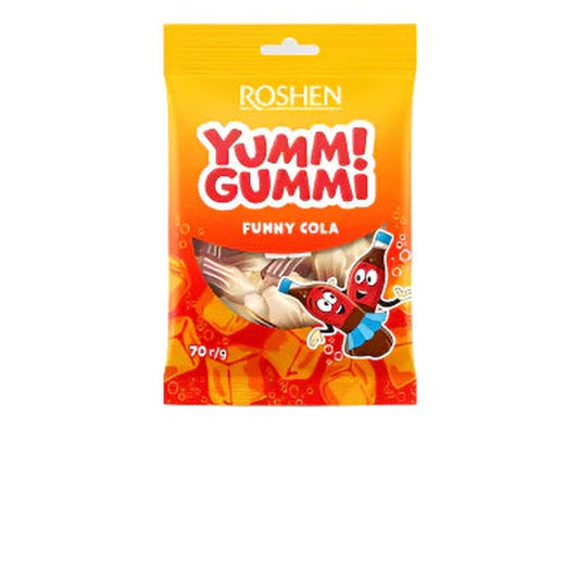 ROSHEN YUMMI GUMMI Jeleuri cu Suc Cola 70 g