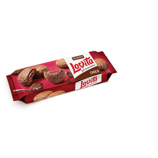 ROSHEN lovita Soft Cream Cookies Biscuiti cu Umplutura de Cacao 127 g