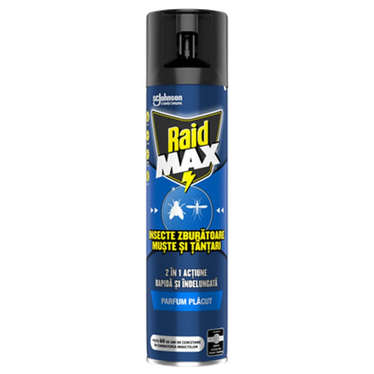 Raid Max 2 in 1 Spray Insecte Zburătoare 400 ml