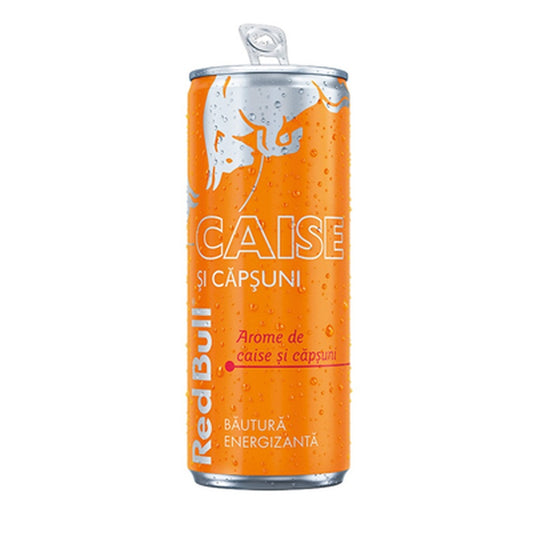 Red Bull Bautura Energizanta Caise & Capsuni SGR 250 ml