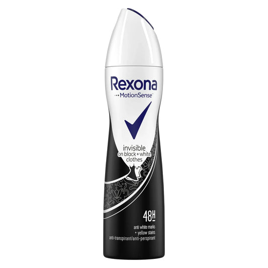 Rexona Deodorant Spray Black & White/ Clear 150 ml - WALTI