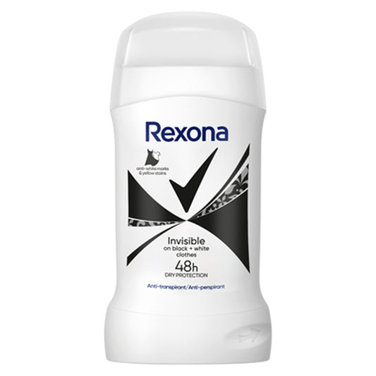 Rexona Deodorant Stick Invisible Black & White 50 ml