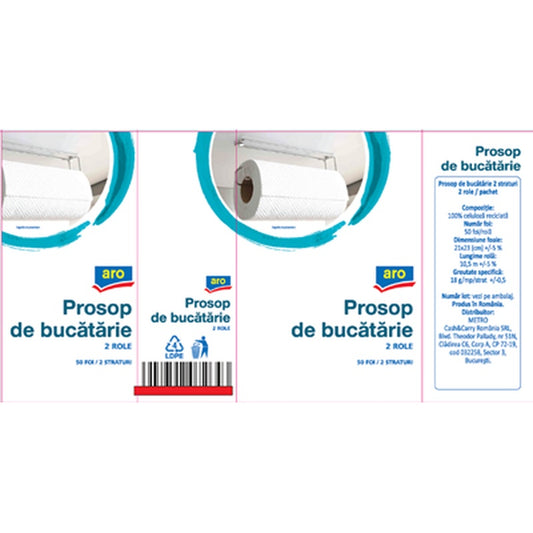 Role Prosop Bucatarie 2 Straturi 2 bucati