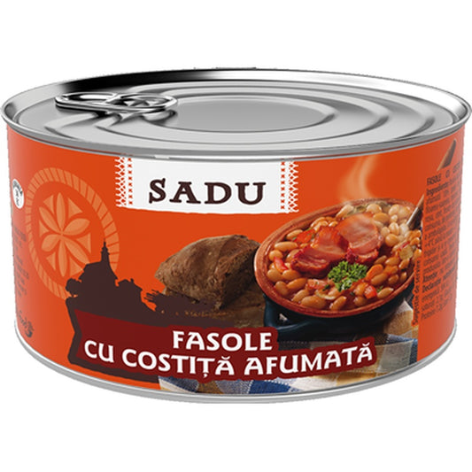 SADU Fasole Cu Costita 400 g
