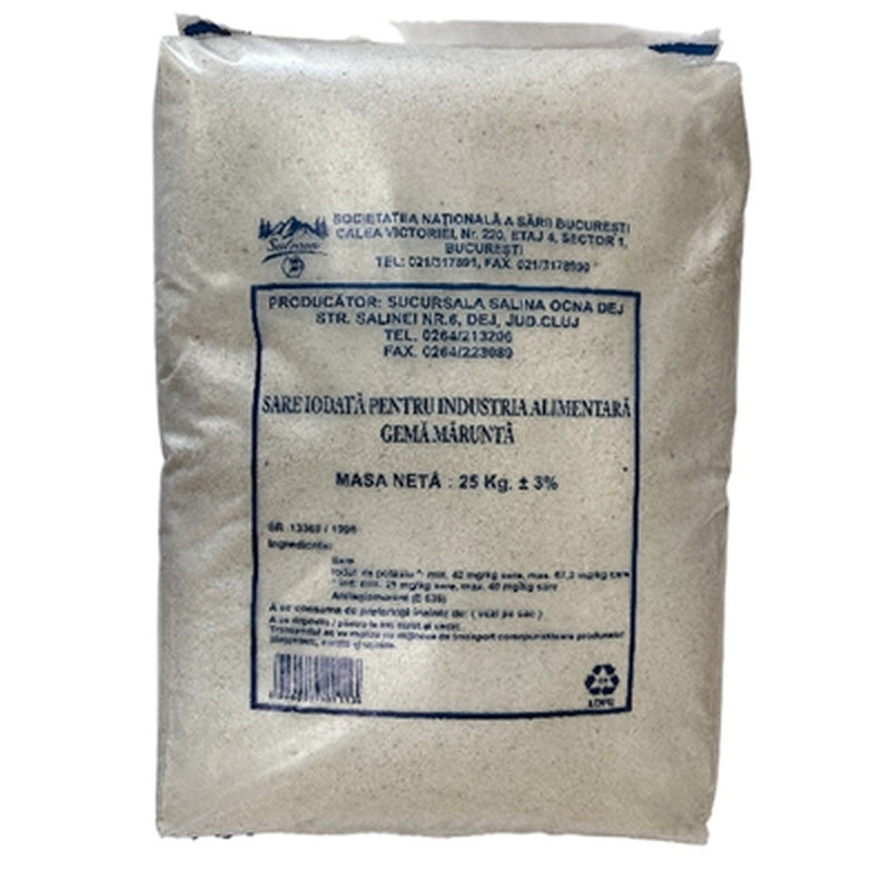 SALROM Sare Gema Marunta Iodata 25 Kg