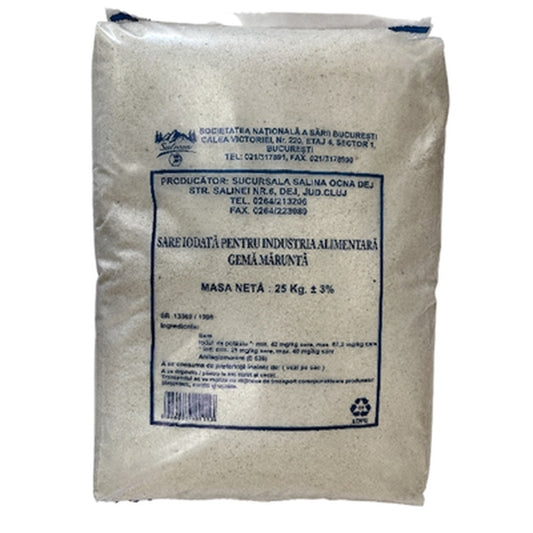 SALROM Sare Gema Marunta Iodata 25 Kg