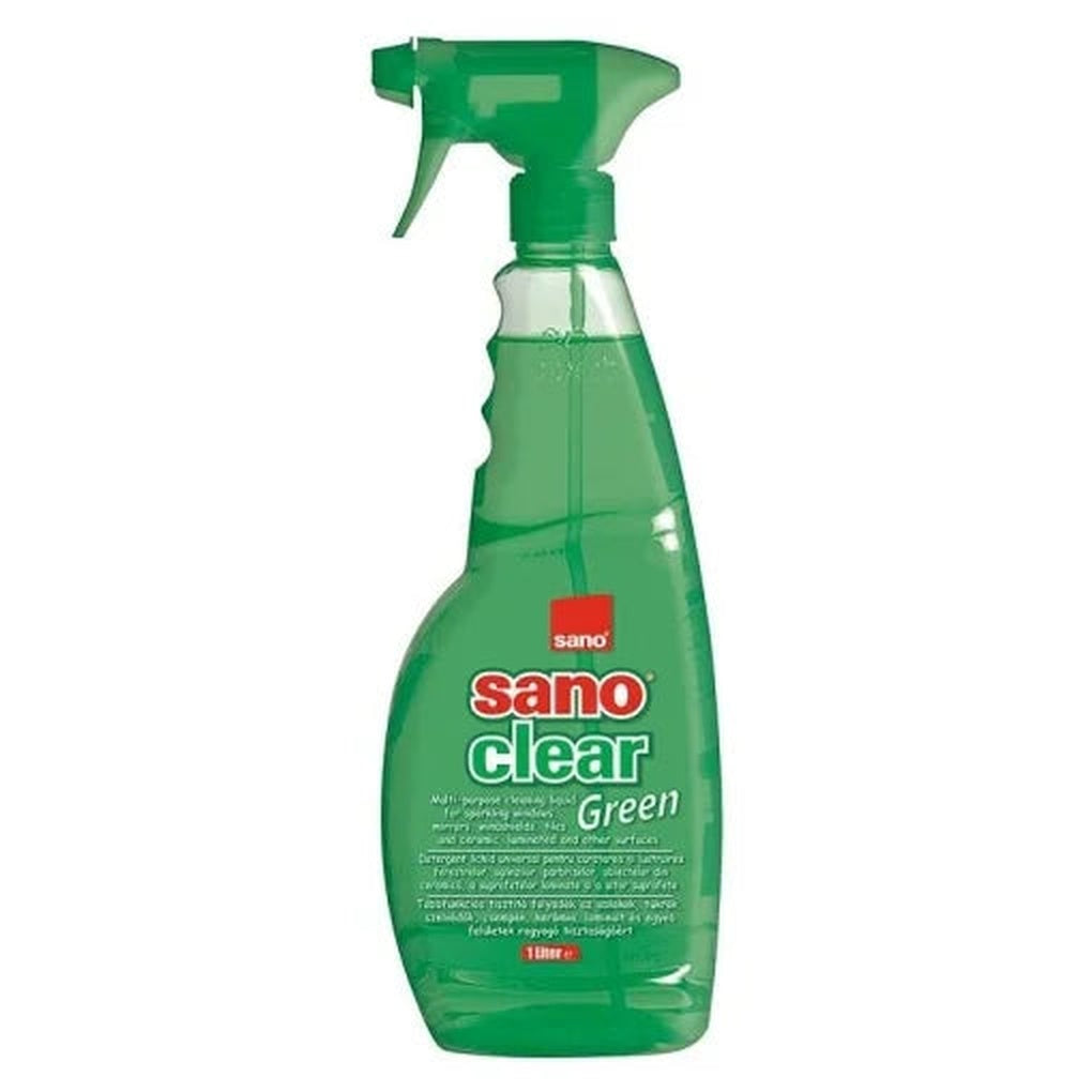 SANO Clear Detergent de Geamuri si Suprafete Multiple 1 L
