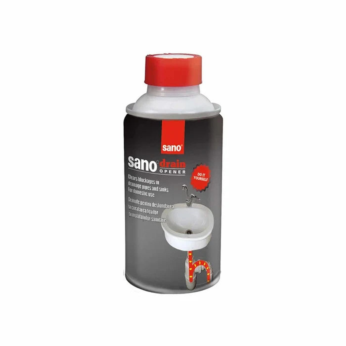 SANO Drain Granule pentru Desfundarea Tevilor 200 g