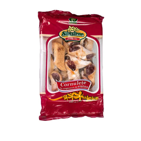 SANZIENE Cornulete cu Gem de Visine 350 g