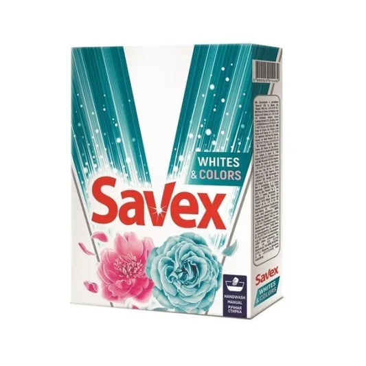 SAVEX Detergent Manual Tesaturi Albe si Colorate 400 g - WALTI