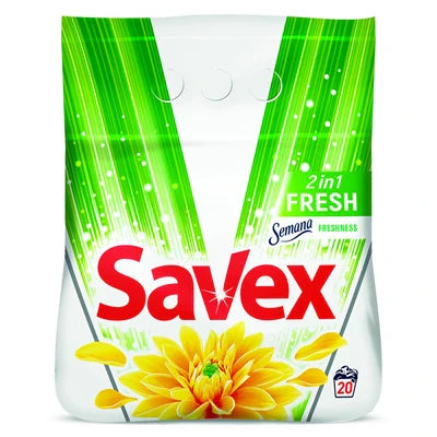 SAVEX Parfume 2in1 Fresh Detergent Rufe 2 Kg - WALTI