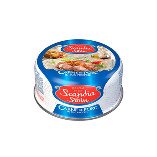 SCANDIA SIBIU Carne Porc in Suc Propriu  300 g