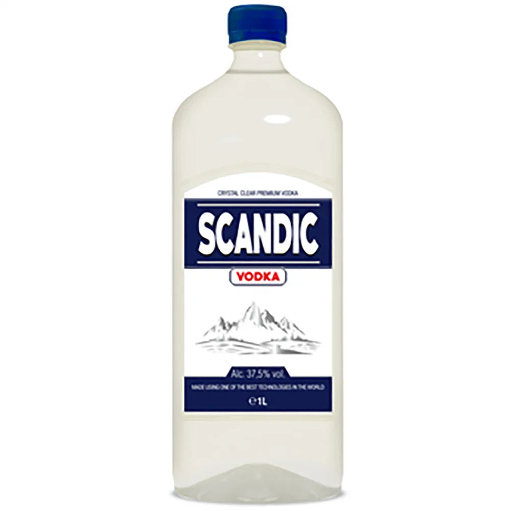 SCANDIC Vodka 37,5% SGR 1 L - WALTI