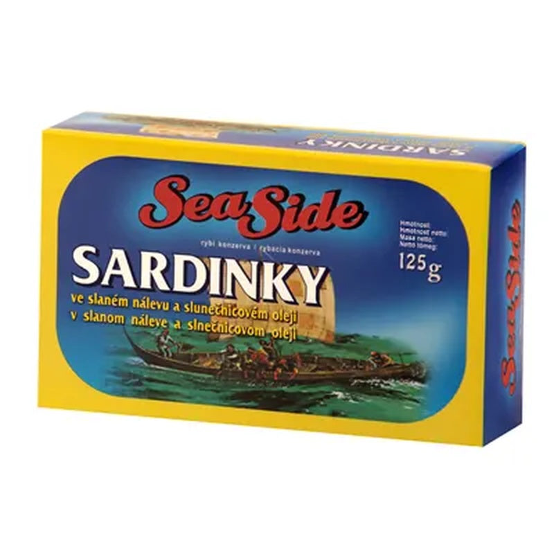 SEA SIDE Sardine in Ulei Vegetal 125 g
