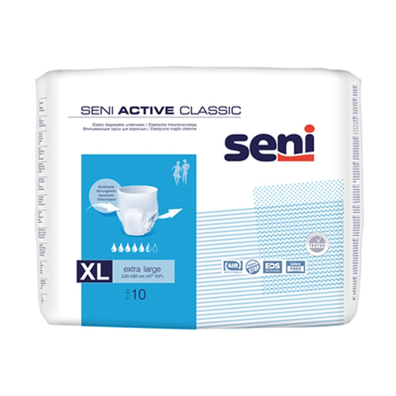 SENI Active Classic Extra Large Scutece Chilot pentru Adulti 10 bucati