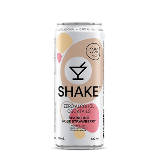 SHAKE Hugo Sparkling Strawberry Cocktail 0% SGR 0,33 L